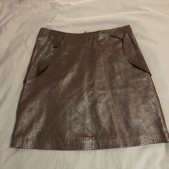 Jupe en cuir sandro taille 3 - Picture 1 of 7